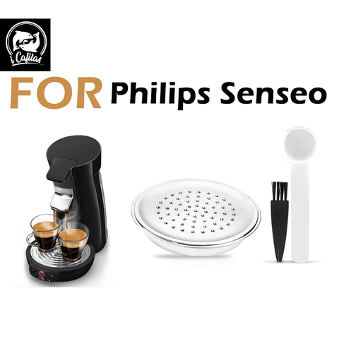 Refillable Coffee Capsule For Philips Senseo System Coffee Machine Reusable Pods Espresso Crema Maker ► Photo 1/1