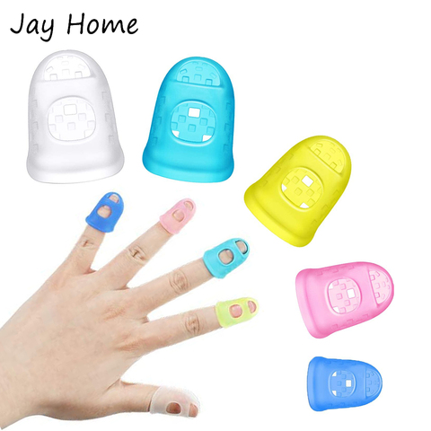 Multifunctional Silicone Thimble Hollowed Out Breathable Protective Finger Thimble DIY Needlework Crafts Sewing Accessories ► Photo 1/6