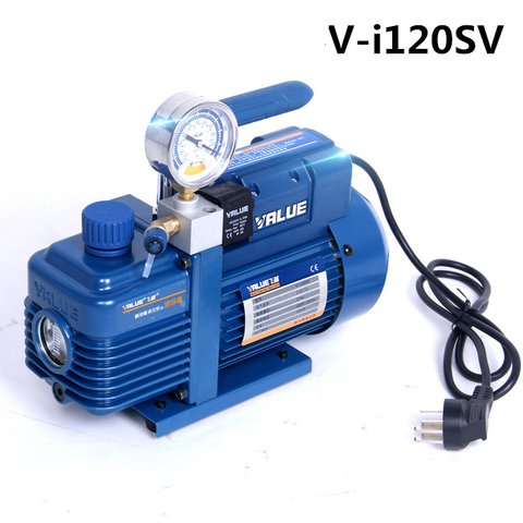 220V 180W V-i120SV New Refrigerant Vacuum Pump Air Conditioning Pump Vacuum Pump for R410A R407C  R134a  R12 R22 ► Photo 1/6