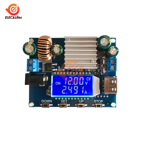 Automatic Step up down adjustable module Constant voltage current power supply module DC-DC 5-30V To 0.6-30V LCD Voltmeter ► Photo 1/6