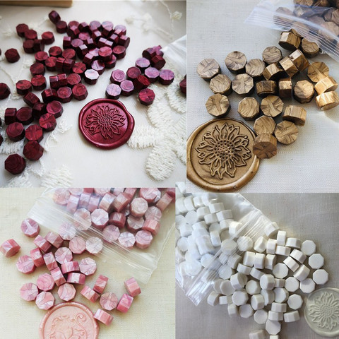 One Bag Sealing Wax Beads Granular Grain 32-34g around 100pcs Wax Seal tablet Multi Color Seal Wax Seal Stamp use Free Shipping ► Photo 1/6