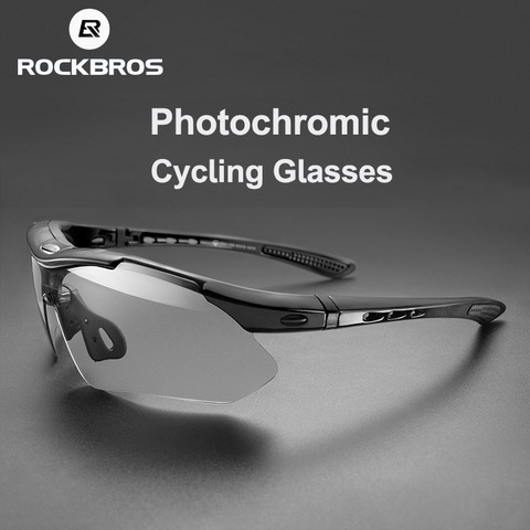 ROCKBROS Cycling Glasses Photochromic Bicycle Glasses Sport Sunglasses Men Myopia MTB Road Bike Eyewear Protection Goggles UV400 ► Photo 1/6