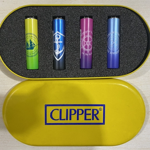 Clipper Lighter Free Fire Printing Nylon Explosion-proof Portable Butane Gas Grinding Wheel Inflatable Lighter Gadgets For Men ► Photo 1/6