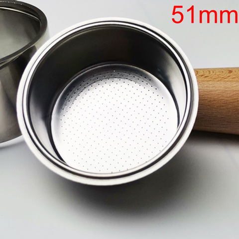 Filter Coffee Portafilter Cup 51mm Non Pressurized Filter Basket Coffee Products Kitchen Accessories ► Photo 1/6