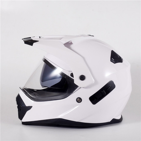 Full Face Motorcycle Helmet Racing DOT Approved Double Visors Motocross  Helmets