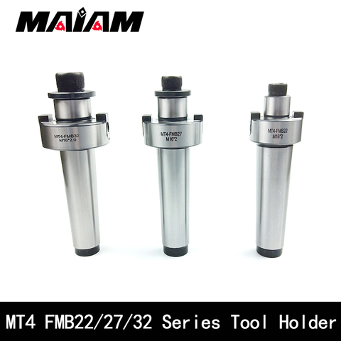 1pcs MT4 FMB22 FMB27 FMB32 Tool holder Morse 4# mtb4 m16 mt fmb face mill morse tool holder lathe mill spindle bap 400r 300r ► Photo 1/6