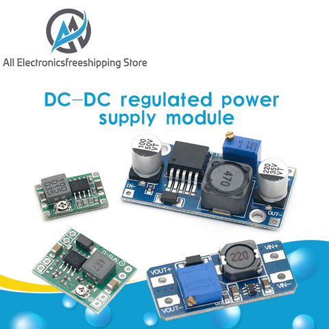 DC-DC Voltage stabilized power supply module Adjustable boost& buck voltage regulator module LM2596S-ADJ MT3608 MP1584EN ► Photo 1/6