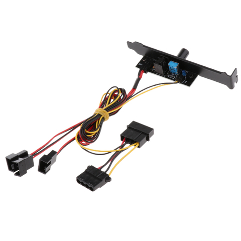 3 Channels PC Cooler Cooling Fan Speed Controller for CPU Case HDD DDR VGA AS L ► Photo 1/6