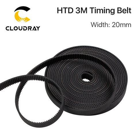 Cloudray High Quality 10meters HTD3M PU Open Belt 3M Timing Belt 3M-20 Polyurethane for CO2 Laser Engraving Cutting Machine ► Photo 1/5