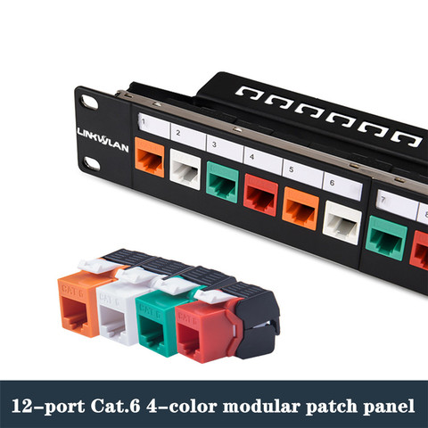 Cat6 12-Ports Patch Panel 10