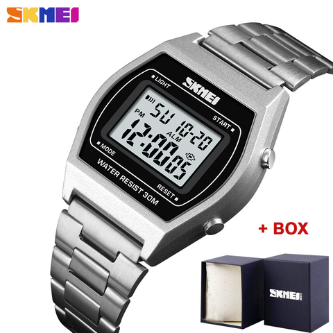 SKMEI Brand Luxury Men's Watch Outdoor Chrono Sport 12/24 Hour Clock LED Electronic Waterproof Male Wristwatch Relogio Masculino ► Photo 1/6
