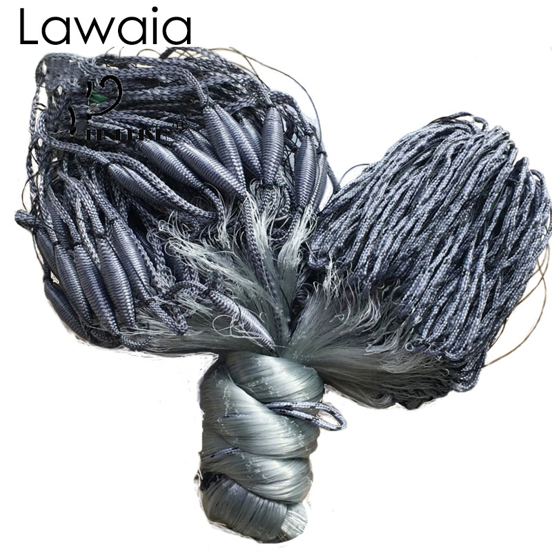 25m 3 Layers Fishing Net Monofilament Fishing Gill Network With