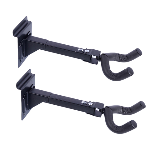 2 Pieces Bass Guitar Wall Mounted Hanger Storage Display Stand Bracket Set ► Photo 1/6