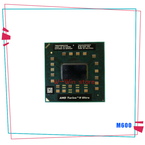 AMD Turion II Ultra Dual-Core Mobile M600 2.4 GHz Dual-Core Dual-Thread CPU Processor TMM600DBO23GQ Socket S1 ► Photo 1/1