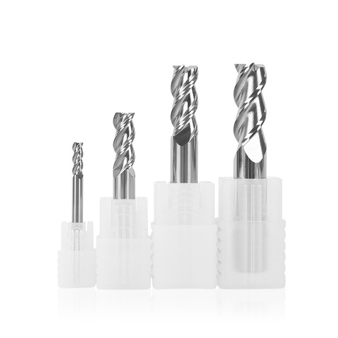 Cnc Aluminum  3 Flutes End Mill Cutter Tungsten Steel Tool CNC Machining carbide end milling ► Photo 1/2