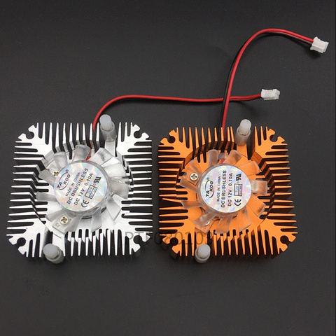 Aluminum Heatsink with fan for 5W/10W High Power LED light Cooling Cooler DC12V ► Photo 1/5