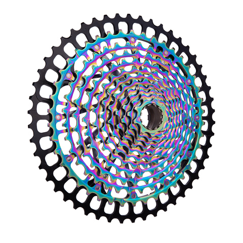 ZTTO MTB 12 Speed 11 9-50T Cassette Ultimate pro XD Cassette Rainbow 385g ZTTO ULT pro 11speed 9-50 Ultralight 12s k7 Colorful ► Photo 1/6