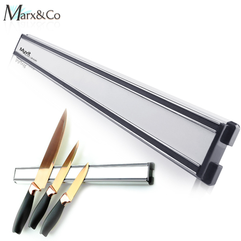 Magnetic knife Holder 14 Inch Kitchen Knife Stand Bar Strip Wall Magnet Block Aluminum For Knives Storage Cooking Accessories ► Photo 1/6