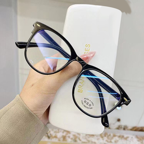 Square Finished Myopia Glasses Women Men Nearsighted Eyewear Anti blue light Glasses with Diopters Minus -1.0 -1.5 -2.5 -6.0 ► Photo 1/6