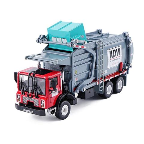 1/24 Diecast Alloy Transporter Garbage Truck Model Educational Kids Toy Gift ► Photo 1/5