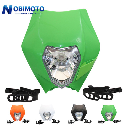 Motorcycle Universal Headlight H4 Headlamp Light for EXC SX XC XCW XCF XCFW EXCF SMR SXF Front Lamp Mask 2012-2022 Lighting ► Photo 1/6