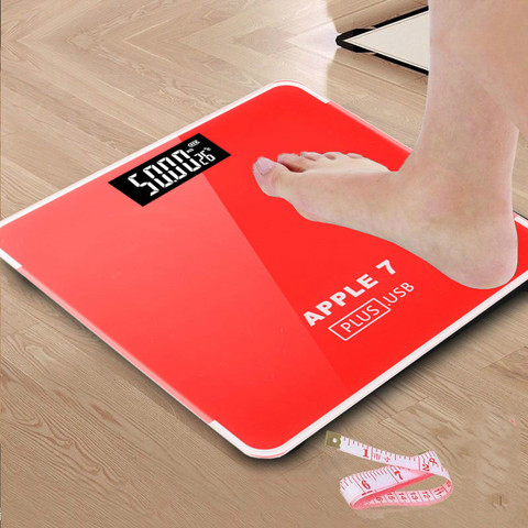 Bathroom floor scales smart household electronic digital Body bariatric LCD display Division value 180KG/50G Free Shipping ► Photo 1/6