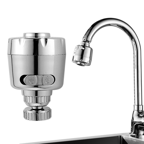 Innovative Kitchen Shower 360° Faucet Splash Stainless Steel Splash-Proof Universal Tap Shower Water Rotatable Filter Sprayer ► Photo 1/6