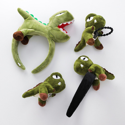 2022 New Hair Band Cartoon Dinosaur Headdress Play Game Doll Girls Hair Bands Adult Head Hoop Toys Kid Gift Party Hair Accessory ► Photo 1/6