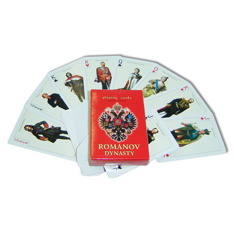 Playing cards 900-ir imperators of Russia Red 55 sheets ► Photo 1/1