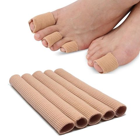 1PCS Fabric Finger Toe Protector Separator Applicator Pedicure Corn Callus Remover Hand Pain Relief Silicone Tube Foot Care Tool ► Photo 1/5