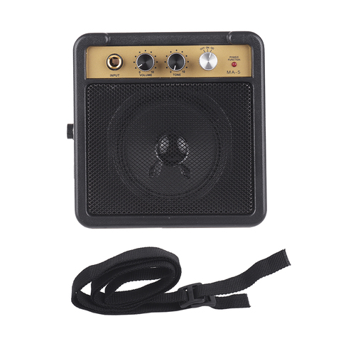 Electric Amplifier for Guitar Amp Speaker 5W with 6.35mm Input 1/4 Inch Headphone Output Supports Volume Tone Adjustment ► Photo 1/6