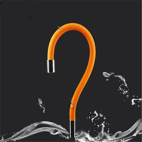 Flexible Hose Silicone Tube 360 Degree Water Tap Filter General Interface Kitchen Faucet Accessories ► Photo 1/6