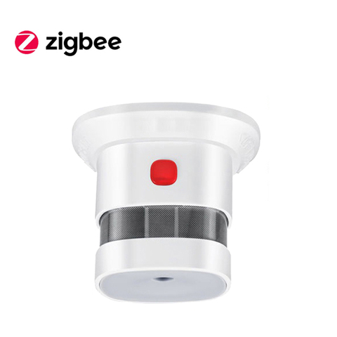 Haozee Zigbee Smoke Detector Smart Home system 2.4GHz High sensitivity Safety Prevention Smoke Sensor ► Photo 1/6