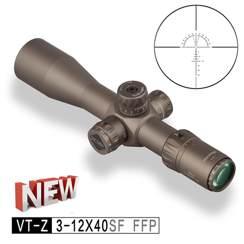 New Discovery Compact Scope Riflescope 3-12 4-16 6-24 First Focal Plane x40 Glass Etched Reticle 150 Joules for Hunting ► Photo 1/6