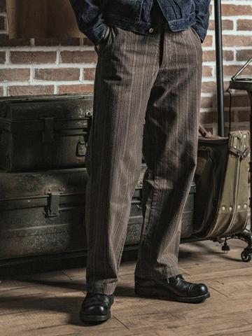 Bronson 1920s Pinstripes Working Class Pants Men Vintage Gentlemen Suit Trousers ► Photo 1/1