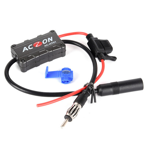 Universal Automobile Car FM/AM Radio Stereo Antenna Signal Amplifier Booster Accessories ► Photo 1/6