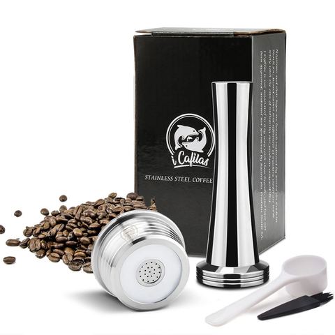 Capsula Reutilizavel for Delta Q NDIQ7323 in Coffee Filters Stainless Steel Reusable Coffee Capsule for Lavazza Point EP MINI ► Photo 1/6