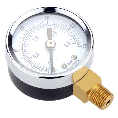 0~30PSI 0~2Bar Air Compressor Gauge 2