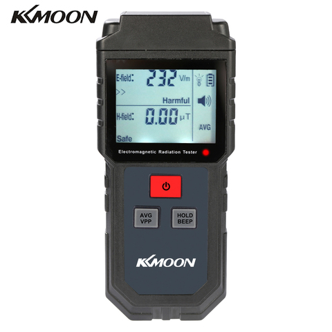 Portable Digital LCD Electromagnetic Radiation Tester Electric Field Magnetic Field Dosimeter Detector with Sound Light Alarm ► Photo 1/6