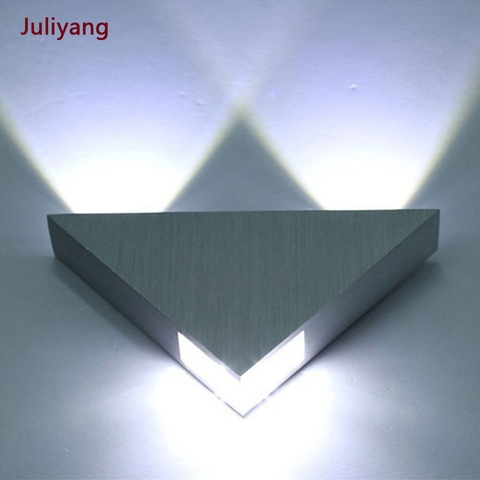 Triangle aluminum wall lamp led simple modern lamp creative bedside decorative lamp corridor aisle background wall lamp ► Photo 1/6