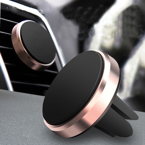 Magnetic Car Phone Holder Mini Air Vent Clip Mount Magnet Mobile Stand For iPhone Xiaomi Samsung Smartphones in Car Holder ► Photo 1/6