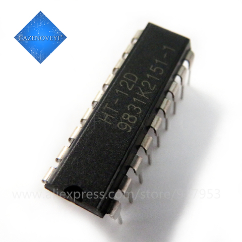 10pcs/lot = 5pair Original 5PCS HT12D and 5PCS HT12E DIP20 . HT-12D+HT-12E In Stock DIP ► Photo 1/2