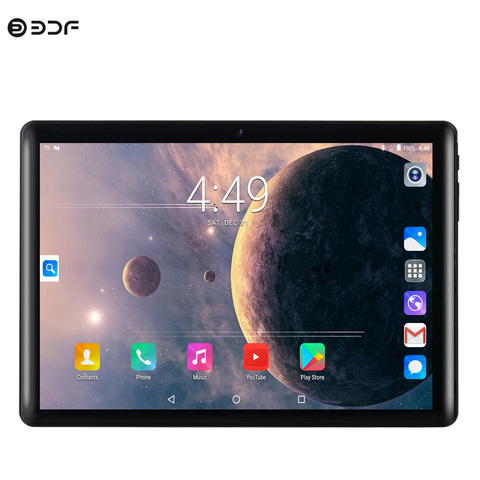 New Original 10 Inch 6582 Quad Core Tablet Pc Google Play 2G Phone Call WiFi Tablets 2.5D Glass 1280x800 IPS Screen 1GB+16GB ► Photo 1/6