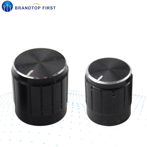 17*17mm aluminum alloy potentiometer 15*17 knob rotary switch volume control knob black ► Photo 1/6