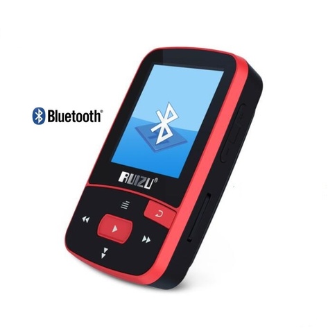 Original RUIZU X50 Mini Sport Clip Bluetooth Music mp3 player 8GB music player Support TF Card, FM Radio, Recording, E-book ► Photo 1/6