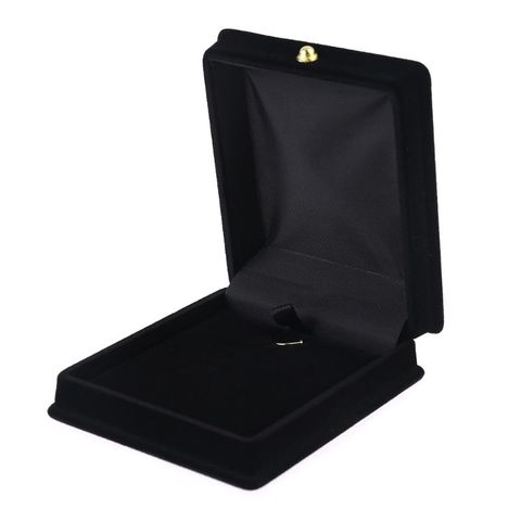 1Pc Handy Velvet Necklace Jewelry Gift Display Box Ring Bracelet Storage Case Black ► Photo 1/6