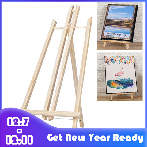 30/40/50cm Portable Wooden Easel Display Shelf Holder Stand for Artist Painting Sketching DIY Arts Photo Cards Displaying ► Photo 1/5