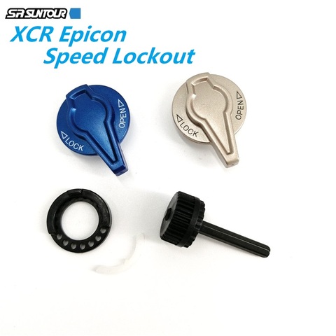 Sr Suntour XCR Epixon Front Fork Repair Part Speed Lockout Damping Lock Control Adjust Cover ► Photo 1/6