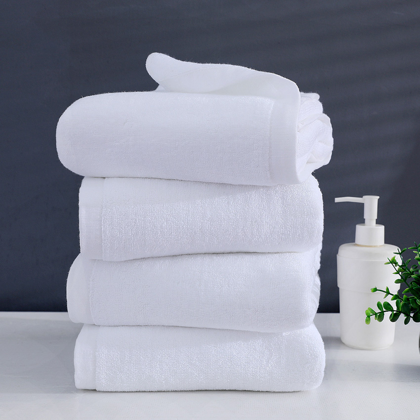 5 Star Hotel Luxury Embroidery White Bath Towel Set 100% Cotton Large Beach  Towel Brand Absorbent Quick-drying Bathroom Towel - Towel/towel Set -  AliExpress