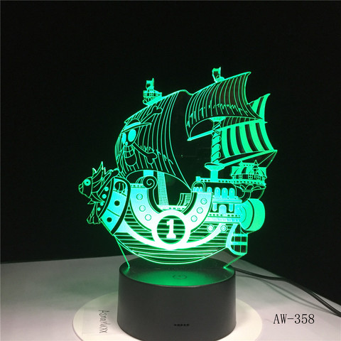 Lampe 3D One Piece - Sunny